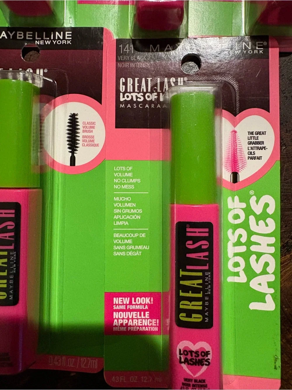 Set of 5 Maybelline New York Great Lash Lots of Lashes Mascara